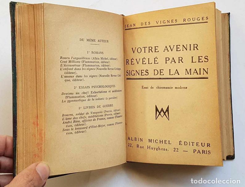 Libros de segunda mano: La main et son mystere, Jacques Marion, 1928 - Foto 4