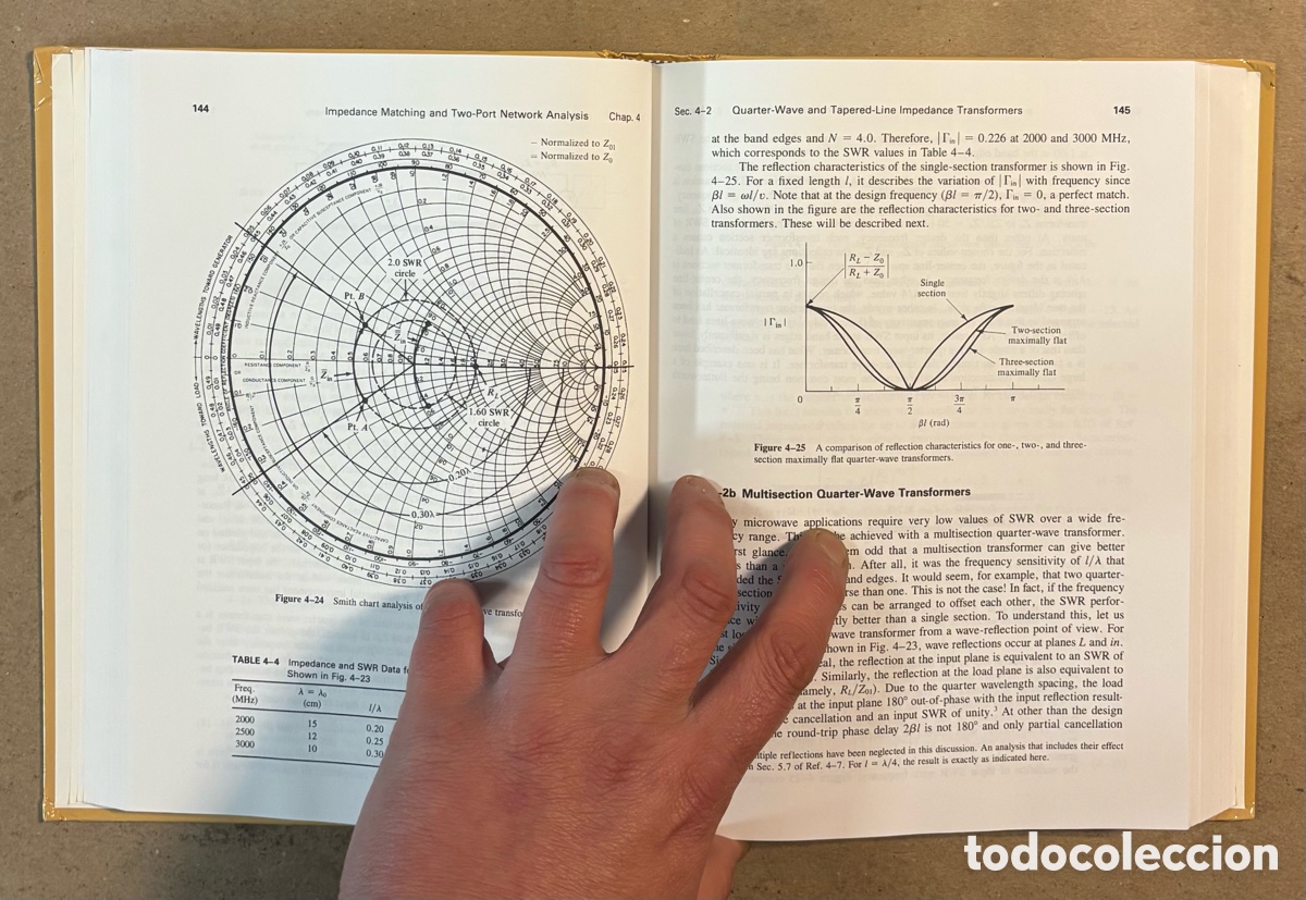 Libros de segunda mano: MICROWAVE ENGINEERING, PASSIVE CIRCUITS. PETER A. RIZZI. PRENTICE HALL 1988. - Foto 4