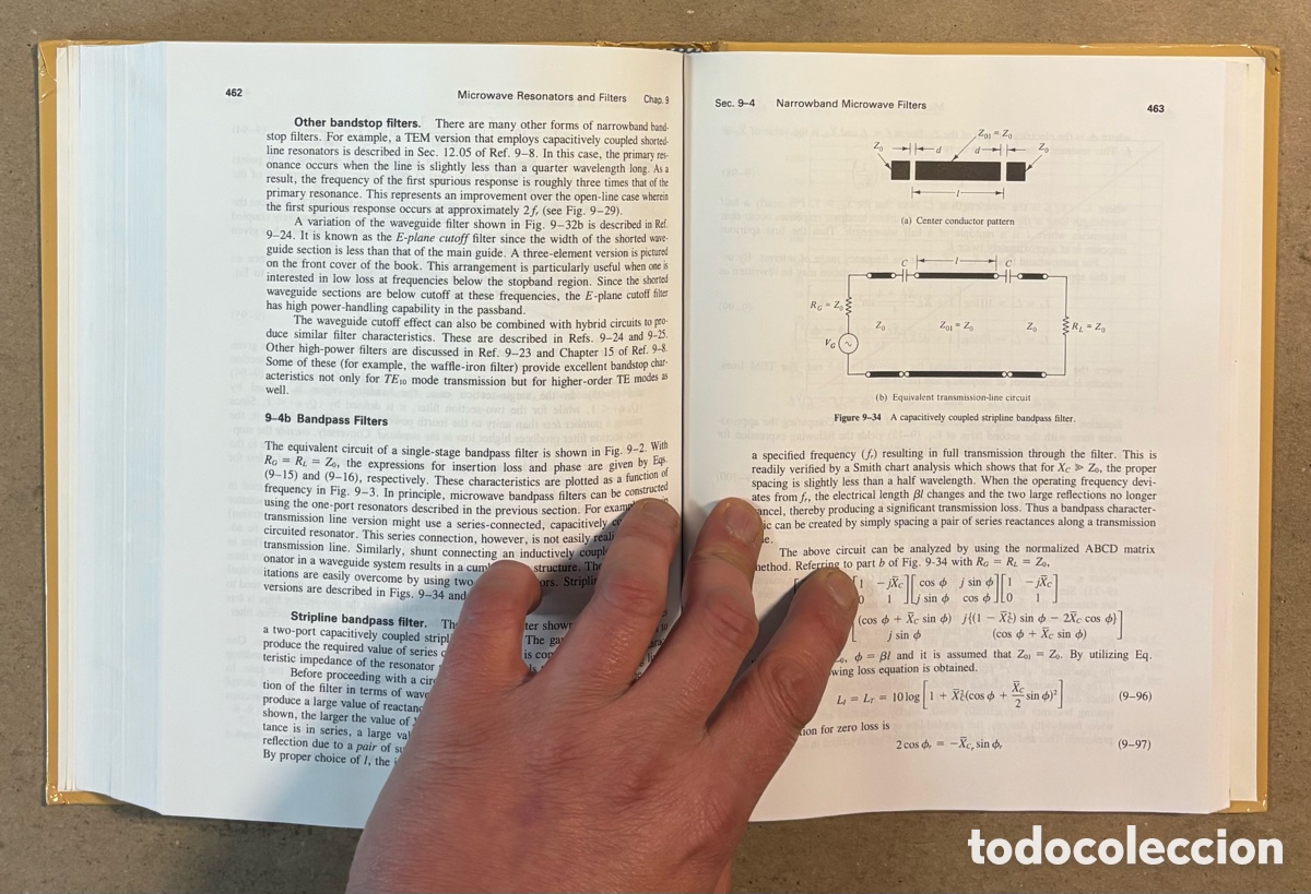 Libros de segunda mano: MICROWAVE ENGINEERING, PASSIVE CIRCUITS. PETER A. RIZZI. PRENTICE HALL 1988. - Foto 7