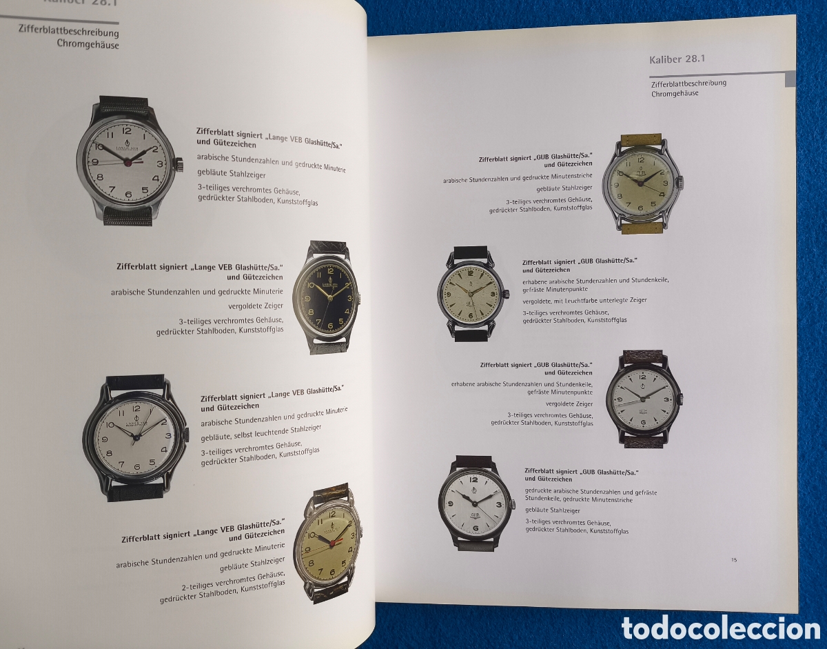 Libros de segunda mano: GLASH&Uuml;TTE WATCH BOOK LIBRO DESCATALOGADO - Foto 2