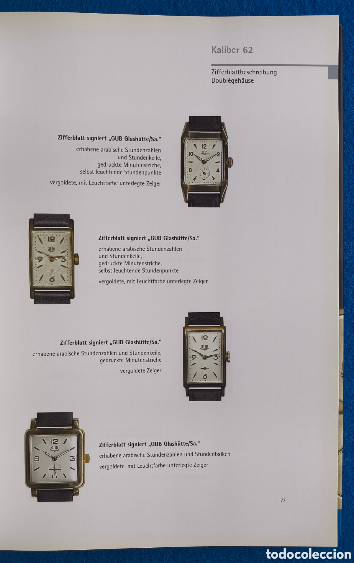 Libros de segunda mano: GLASH&Uuml;TTE WATCH BOOK LIBRO DESCATALOGADO - Foto 5