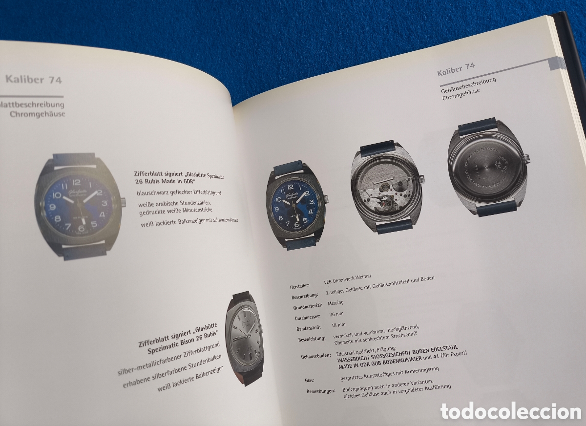 Libros de segunda mano: GLASH&Uuml;TTE WATCH BOOK LIBRO DESCATALOGADO - Foto 8