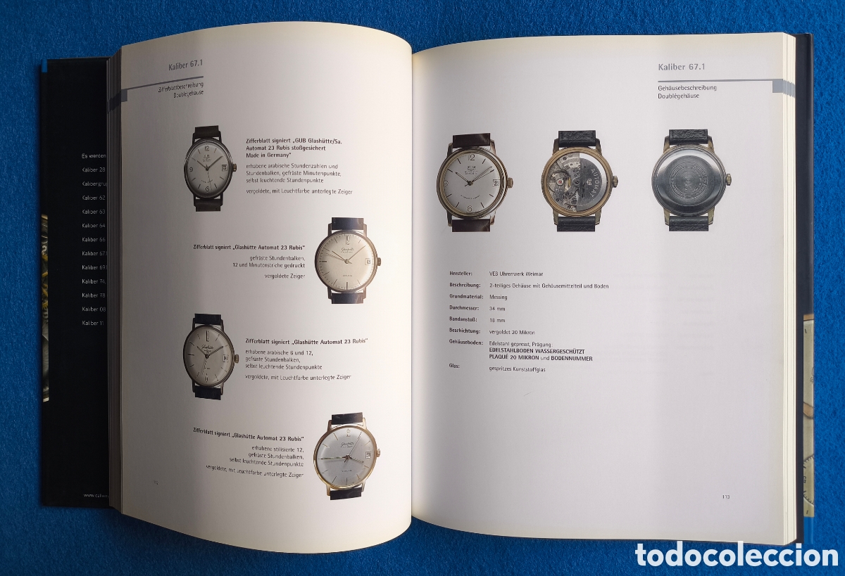 Libros de segunda mano: GLASH&Uuml;TTE WATCH BOOK LIBRO DESCATALOGADO - Foto 9