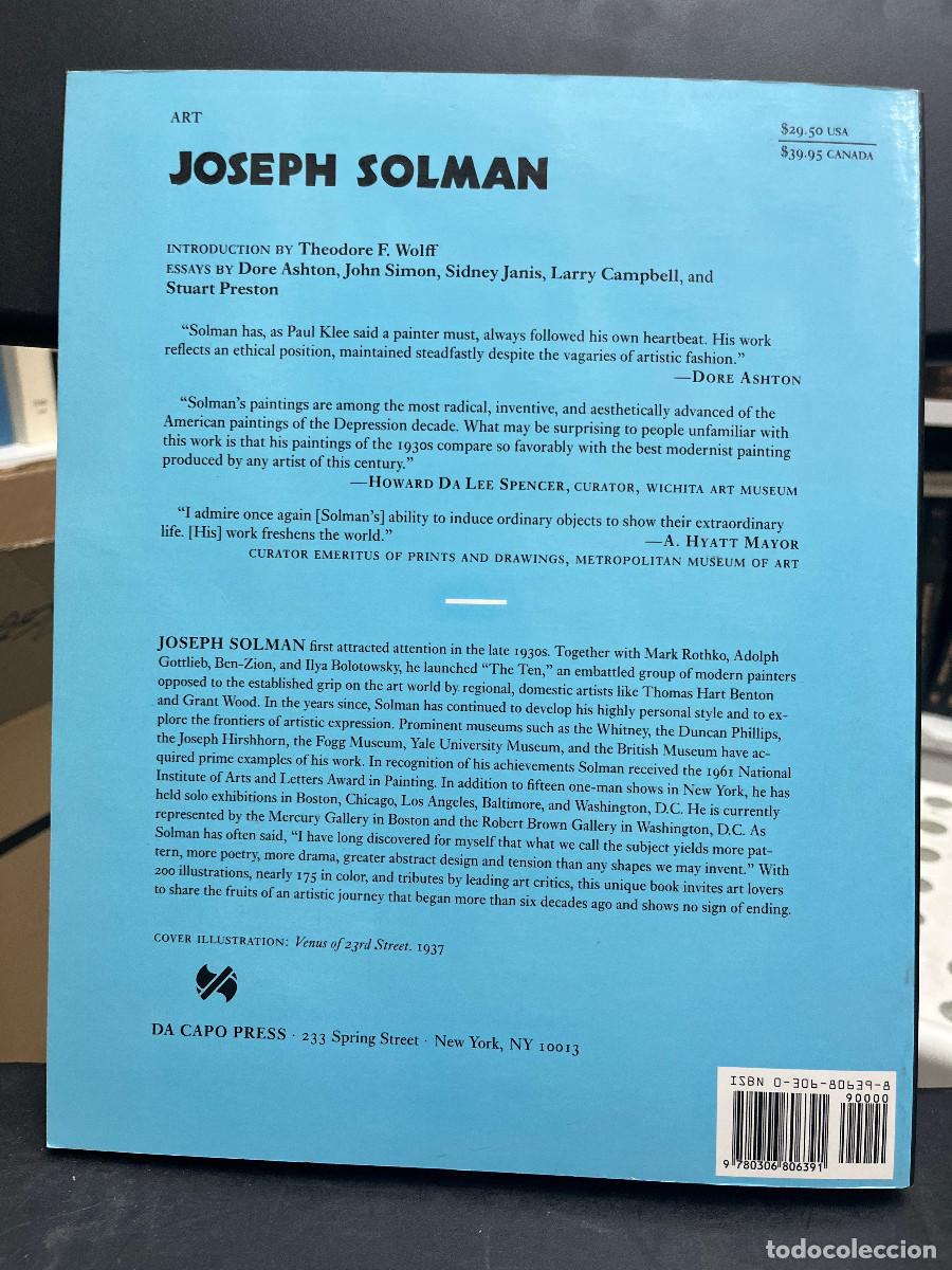 Libros de segunda mano: Dore Ashton, Suzanne Burrey, Lawrence Campbell. JOSEPH SOLMAN - Foto 4