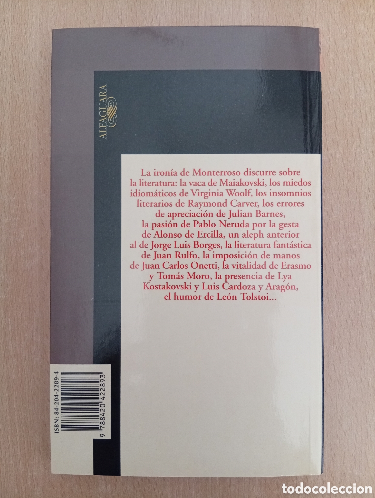Libros de segunda mano: LA VACA. Augusto Monterroso - Foto 2