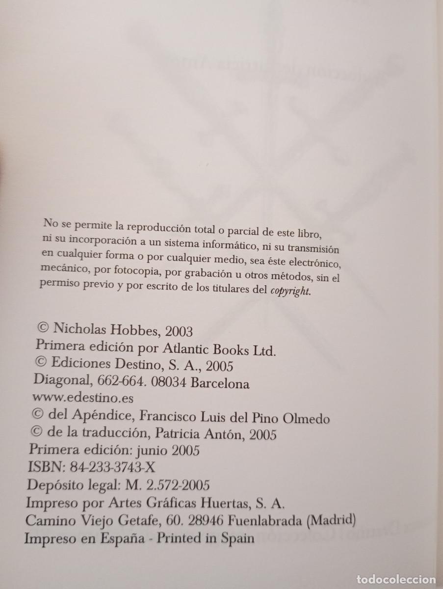 Libros de segunda mano: Militaria, Nicholas Hobbes (Destino, 2005) - Foto 4