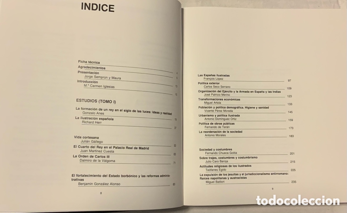 Libros de segunda mano: Carlos III y la Ilustraci&oacute;n. 2 vol&uacute;menes - Foto 6