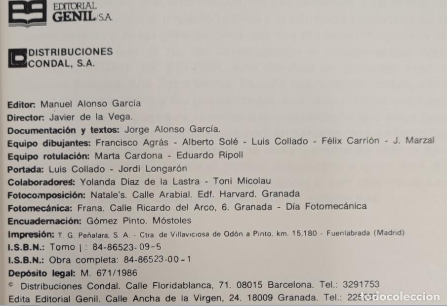 Libros de segunda mano: HISTORIA DE ESPA&Ntilde;A, EDITORIAL GENIL 1986, 10 TOMOS COMPLETA, COMIC, LIBROS - Foto 3