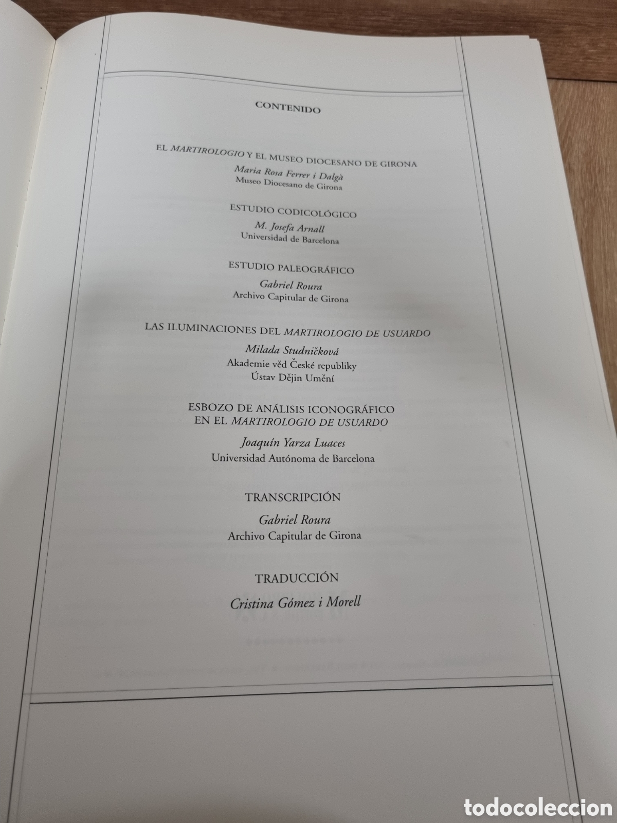 Libros de segunda mano: Martirologio de Usuardo. Libro de estudio. Moleiro. 1998 - Foto 4