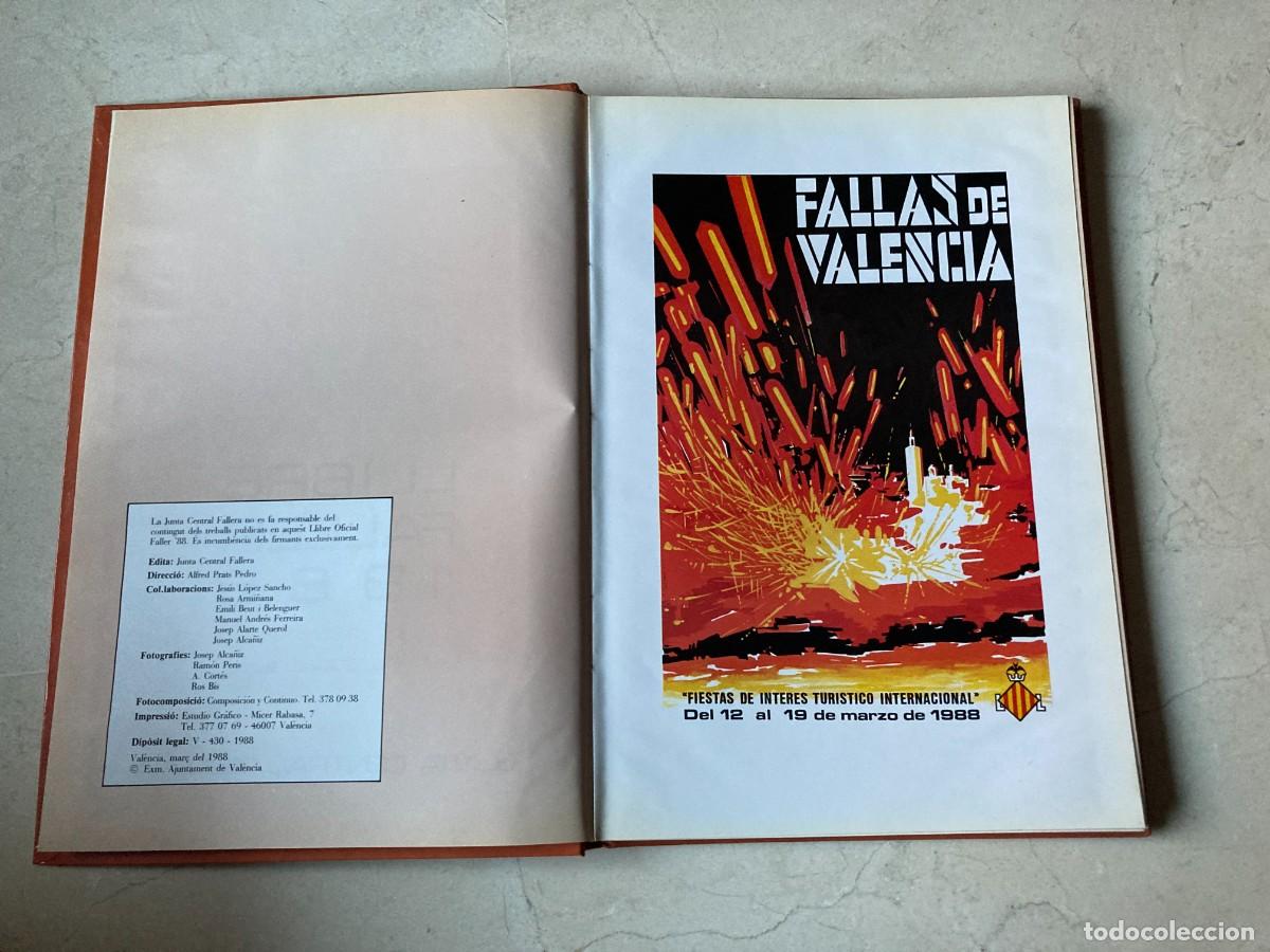 Libros de segunda mano: LIBRO FALLAS VALENCIA / LLIBRE FALLER 1988 - JUNTA CENTRAL FALLERA - 113 p&aacute;ginas - Foto 5