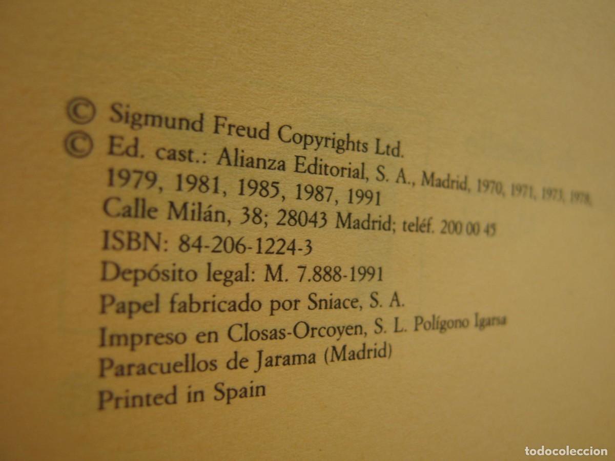Libros de segunda mano: SIGMUND FREUD Psicoanalisis del Arte 1978 - Foto 4