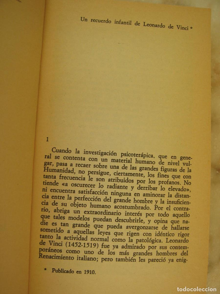 Libros de segunda mano: SIGMUND FREUD Psicoanalisis del Arte 1978 - Foto 6