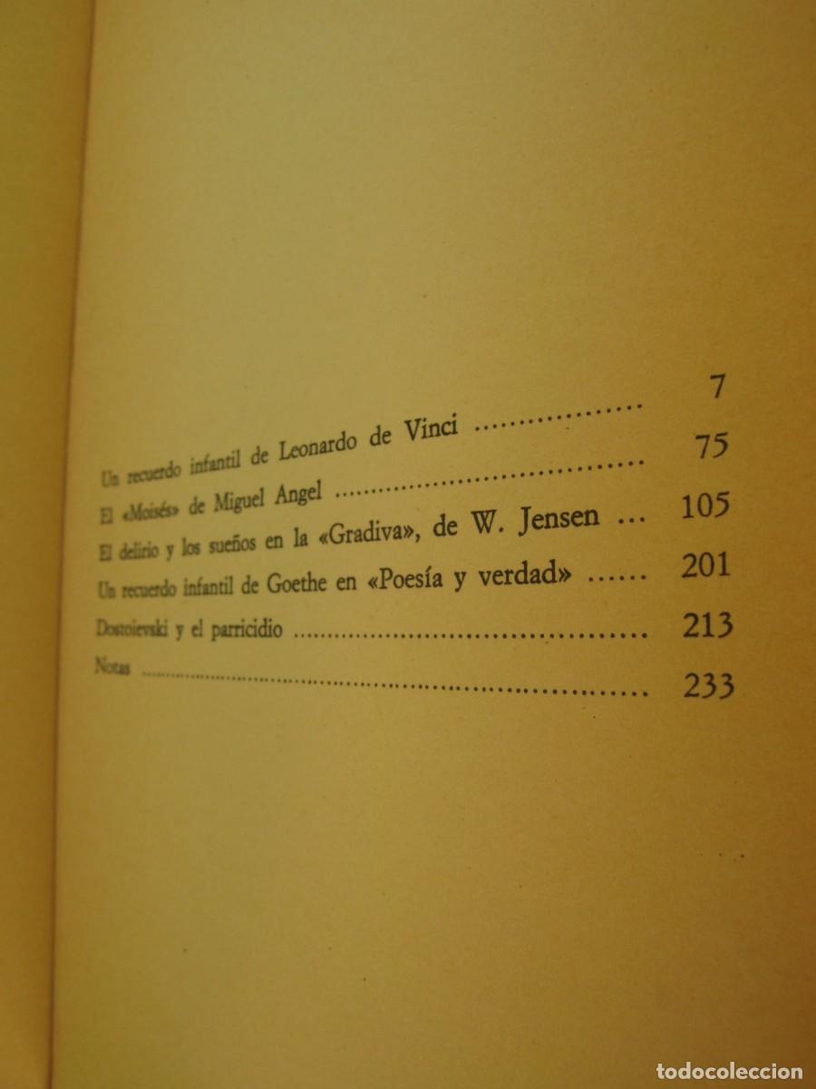 Libros de segunda mano: SIGMUND FREUD Psicoanalisis del Arte 1978 - Foto 7