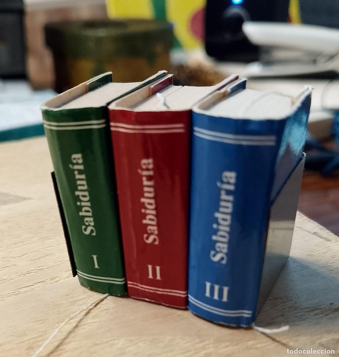 Libros de segunda mano: &rdquo;SABIDUR&Iacute;A&rdquo; III TOMOS- MINILIBROS - Foto 1