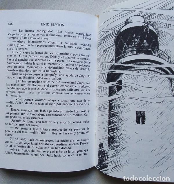 Libros de segunda mano: Libro Los Cinco en las Rocas del Diablo -Enid Blyton - Foto 3