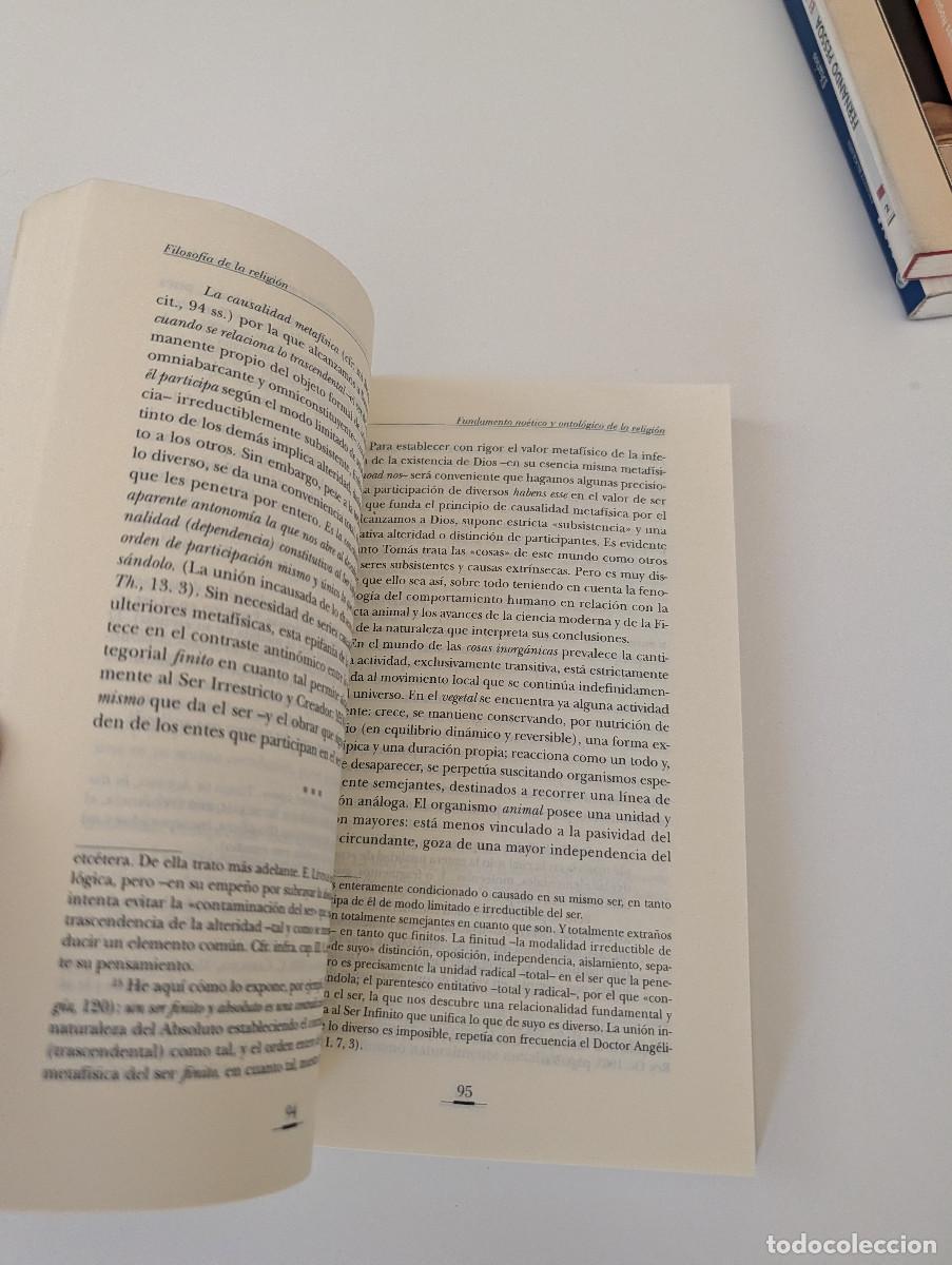 Libros de segunda mano: Filosof&iacute;a de la religi&oacute;n. Joaqu&iacute;n Ferrer. - Foto 3