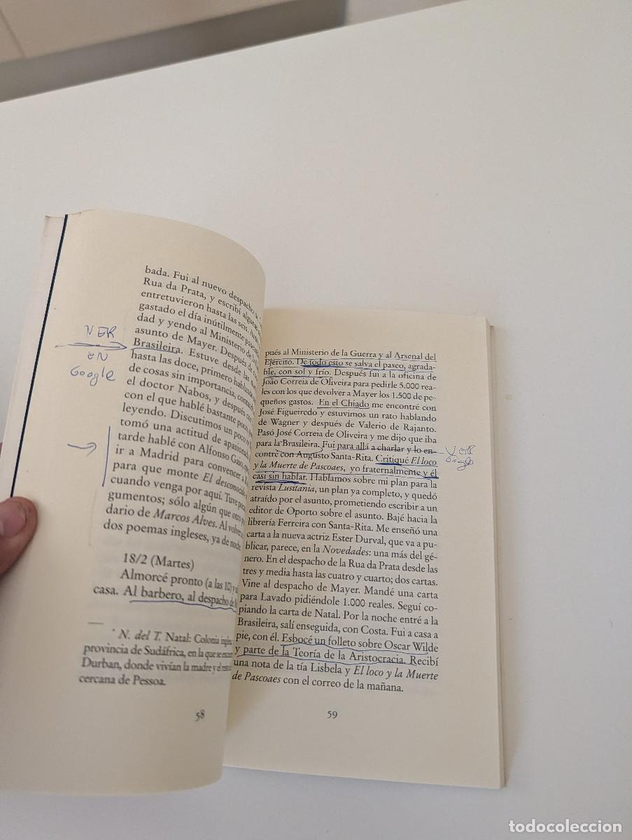 Libros de segunda mano: DIARIOS- BOLSILLO - PESSOA, FERNANDO - Foto 3