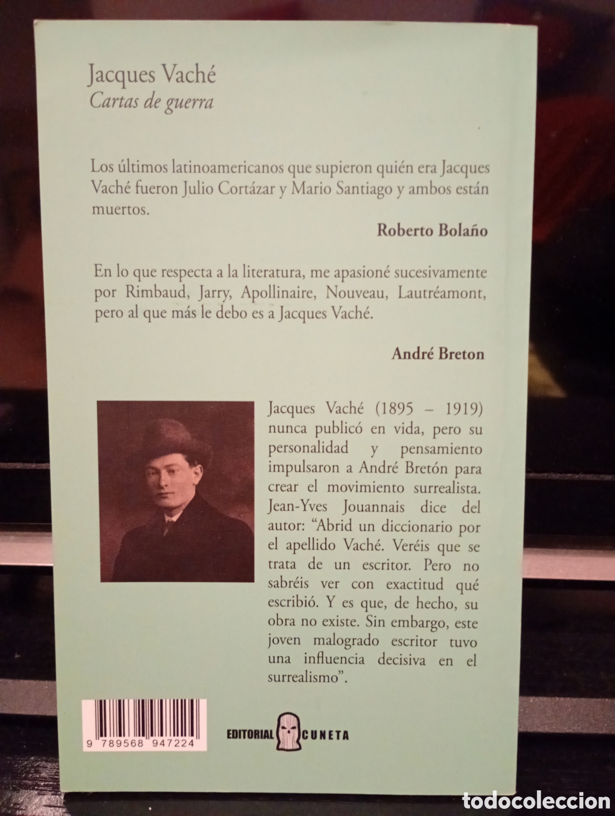 Libros de segunda mano: Jacques Vach&eacute; - Cartas de guerra (Editorial Cuneta, Chile) - Foto 2