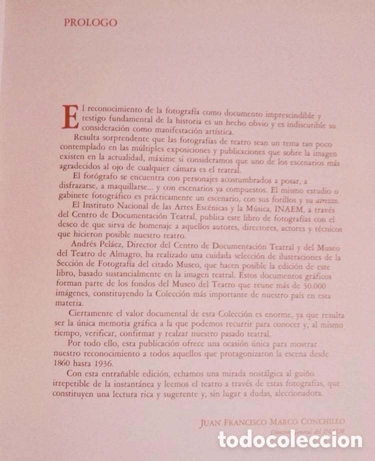 Libros de segunda mano: EL SEMBLANTE DE LA ESCENA. - Foto 2