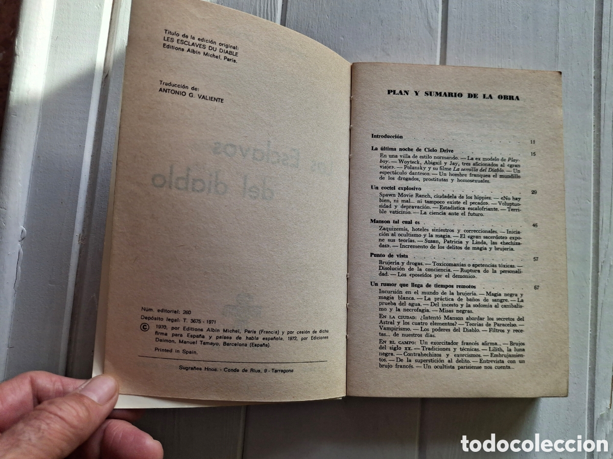 Libros de segunda mano: LOS ESCLAVOS DEL DIABLO, DEMAIX, 1971 - Foto 4