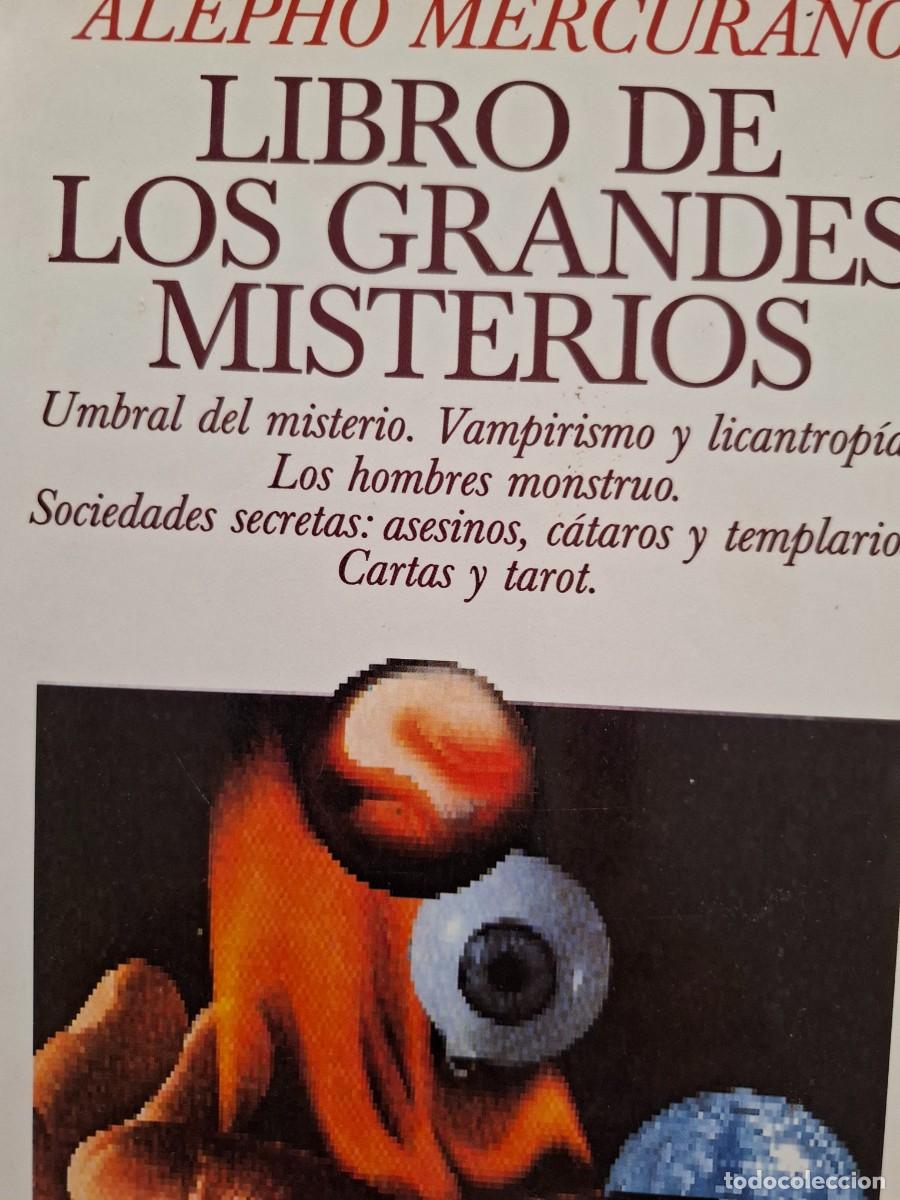 Libros de segunda mano: libro de los grandes misterios Alepho Mercurano - Foto 1