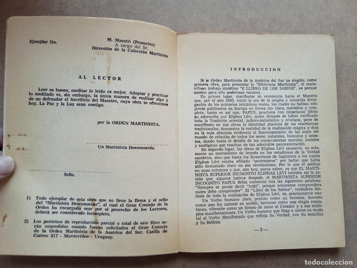 Libros de segunda mano: Eliphas Levi - El libro de los sabios (obra p&oacute;stuma) - Foto 3