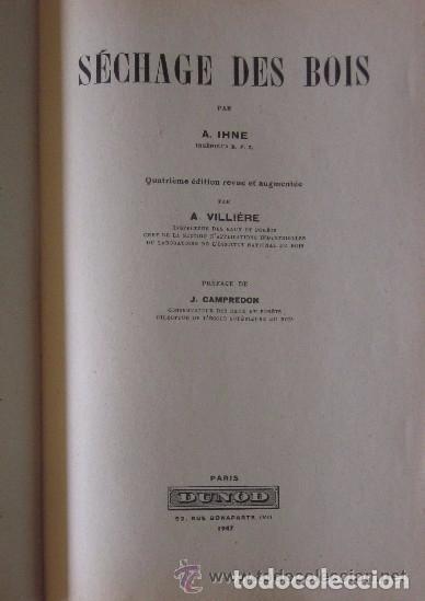 Libros de segunda mano: S&Eacute;CHAGE DES BOIS - EL SECADO DE LA MADERA - Foto 2