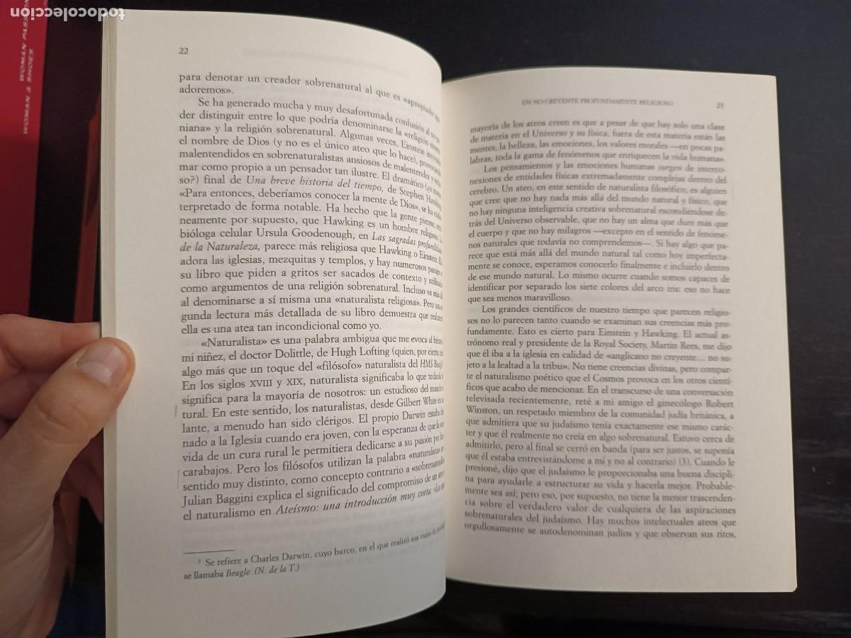 Libros de segunda mano: El espejismo de Dios - Richard Dawkins. Espasa - Foto 4