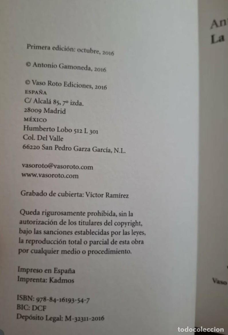 Libros de segunda mano: La prisi&oacute;n transparente - Antonio Gamoneda - Foto 4