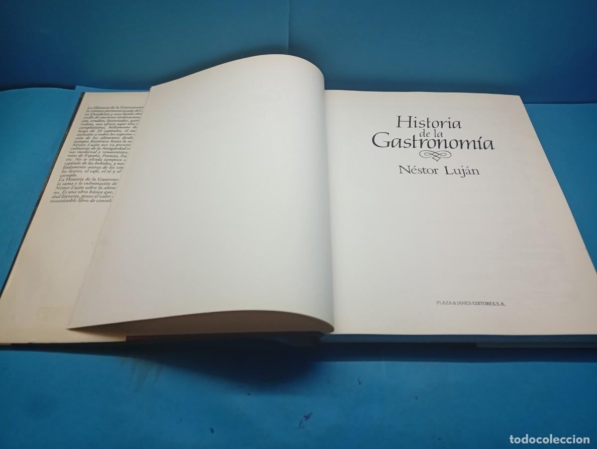 Libros de segunda mano: HISTORIA DE LA GASTRONOMIA.- N&Eacute;STOR LUJAN - Foto 2