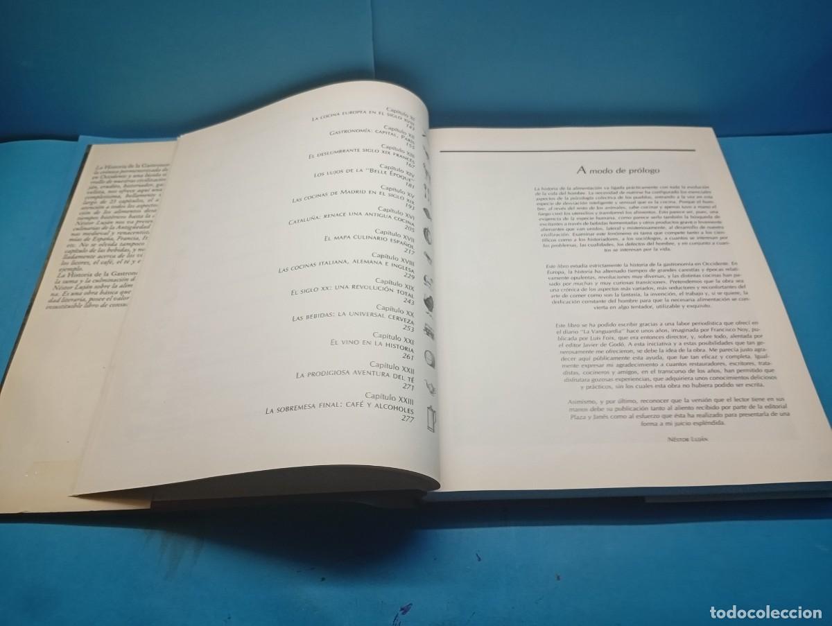 Libros de segunda mano: HISTORIA DE LA GASTRONOMIA.- N&Eacute;STOR LUJAN - Foto 4