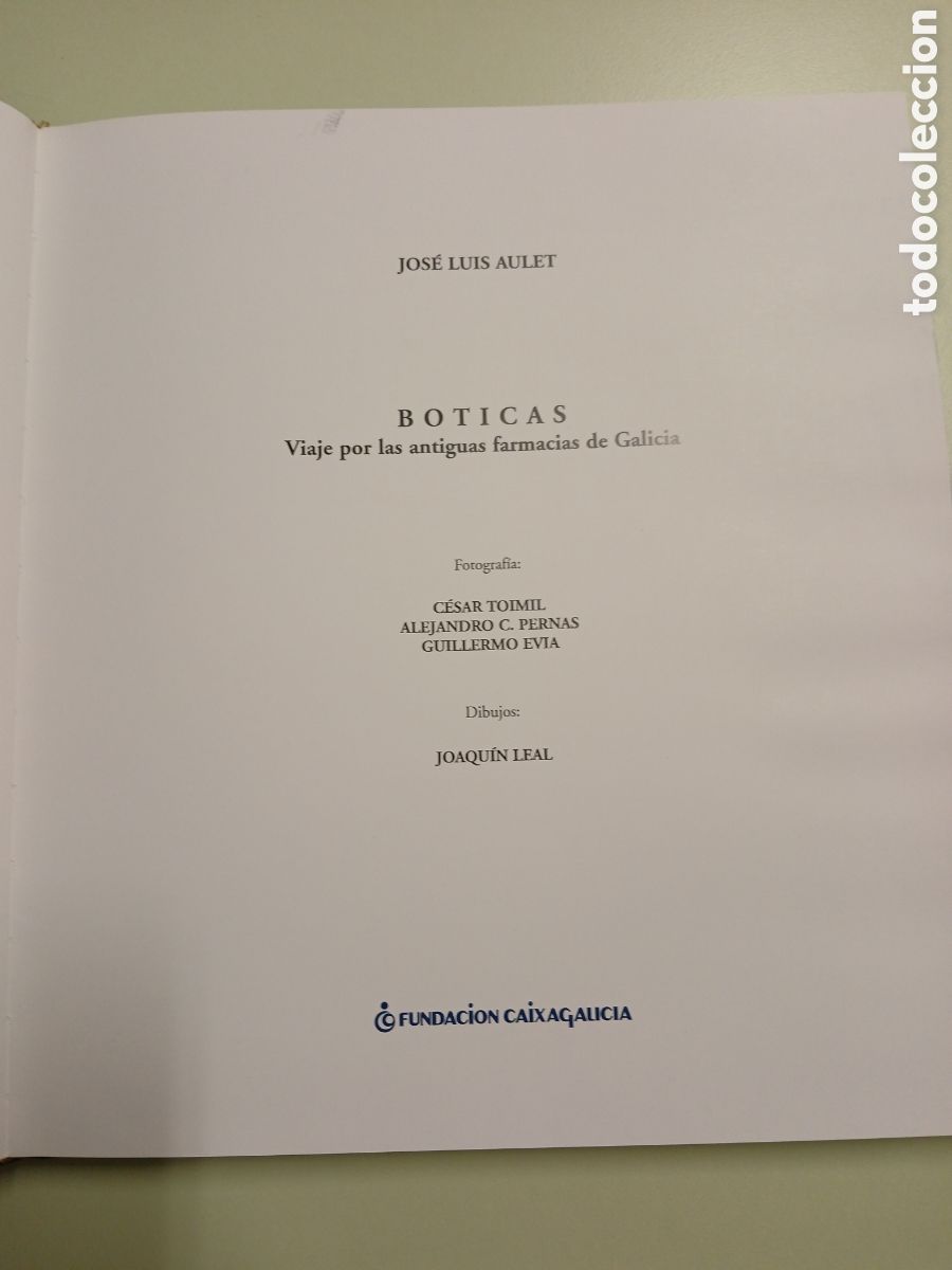Libros de segunda mano: Boticas. Jos&eacute; Luis Aulet. GALICIA. - Foto 3
