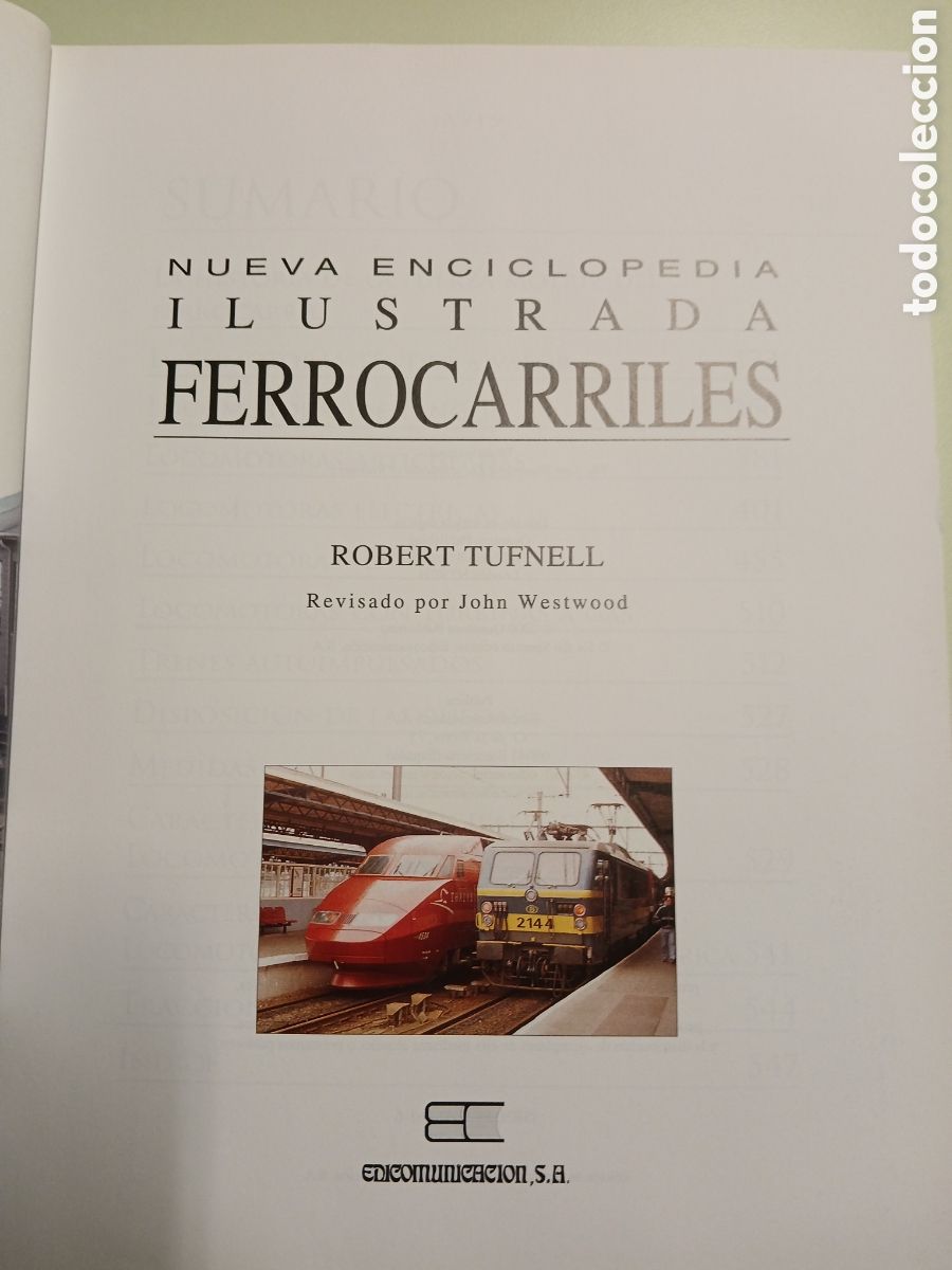 Libros de segunda mano: Nueva Enciclopedia Ilustrada Ferrocarriles. Robert Tufnell. - Foto 3