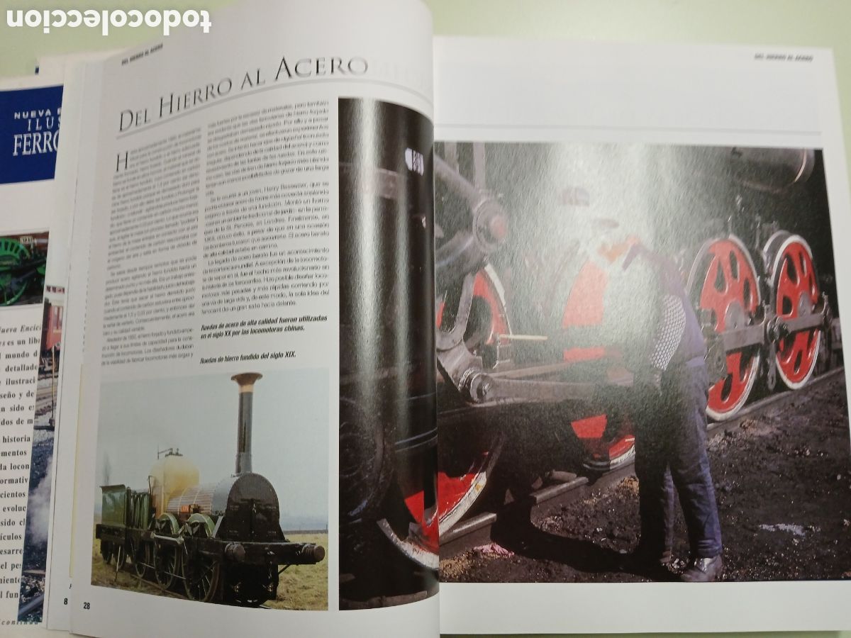 Libros de segunda mano: Nueva Enciclopedia Ilustrada Ferrocarriles. Robert Tufnell. - Foto 6