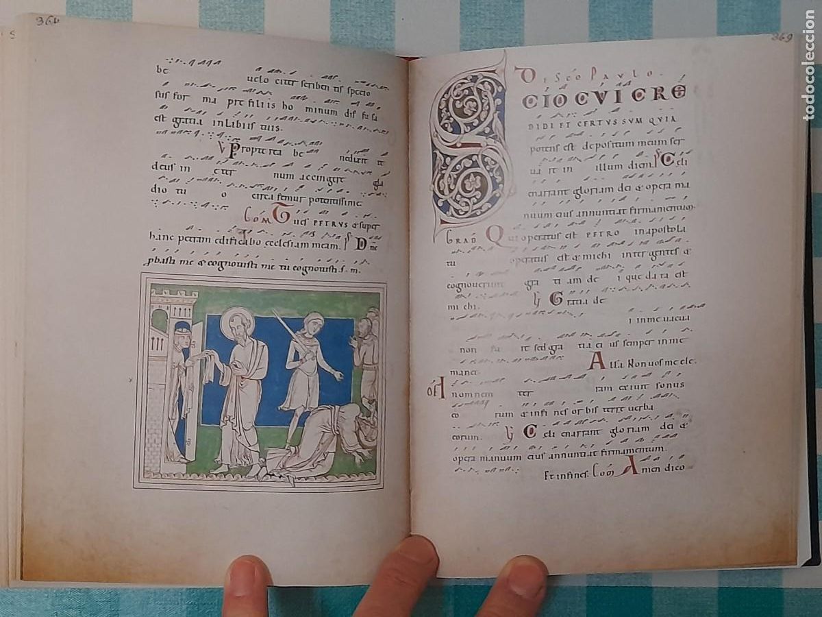 Libros de segunda mano: [DOS TOMOS DE FACS&Iacute;MIL] Antifonario de San Pedro (s. XII) - Foto 3