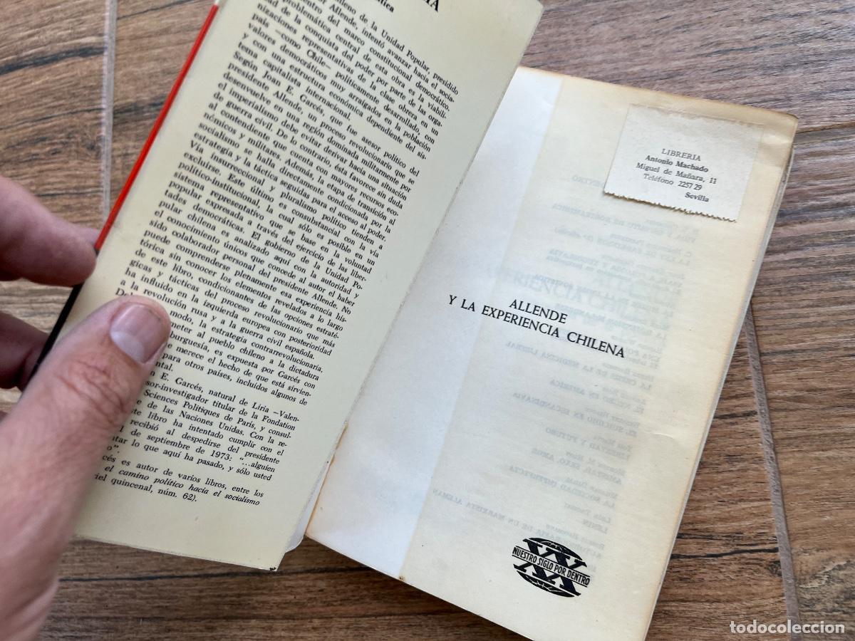 Libros de segunda mano: ALLENDE Y LA EXPERIENCIA CHILENA. - JOAN E. GARC&Eacute;S. - Foto 7