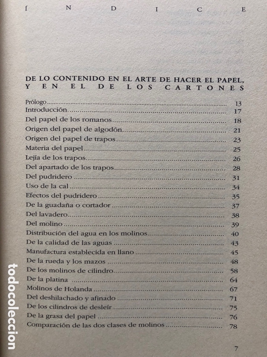 Libros de segunda mano: EL ARTE DE HACER PAPEL - Mr. DE LA LANDE - Clan - Foto 6