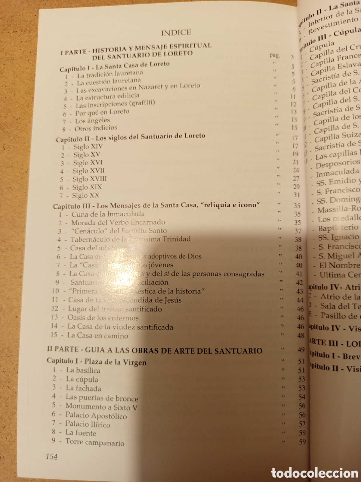 Libros de segunda mano: LORETO. GUIA HISTORICO ARTISTICA (GIUSEPPE SANTARELLI) - Foto 4