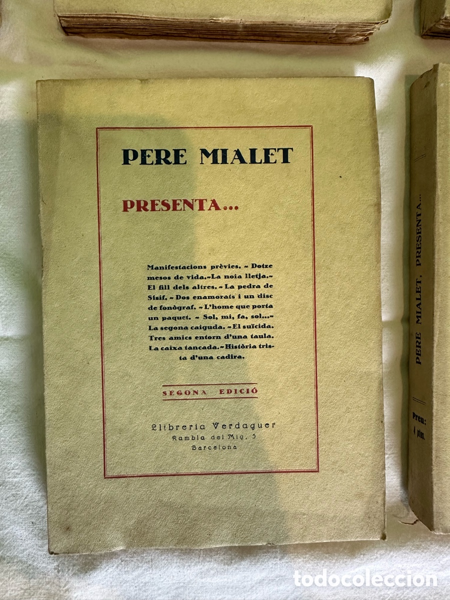 Libros de segunda mano: colecci&oacute;n de16 libros antiguos de &rdquo;PERE MIALET&rdquo; - Foto 5