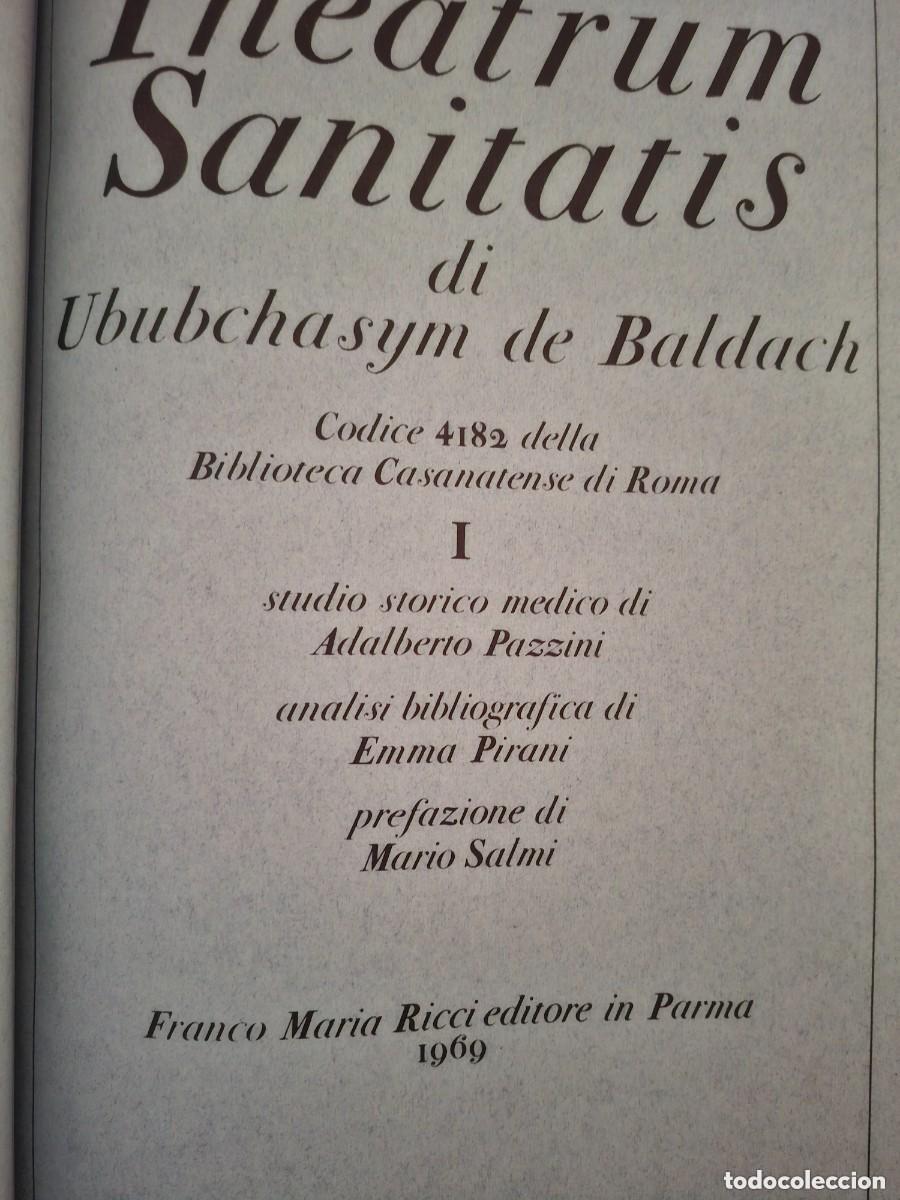 Libros de segunda mano: Theatrum sanitatis. FMR - Foto 2