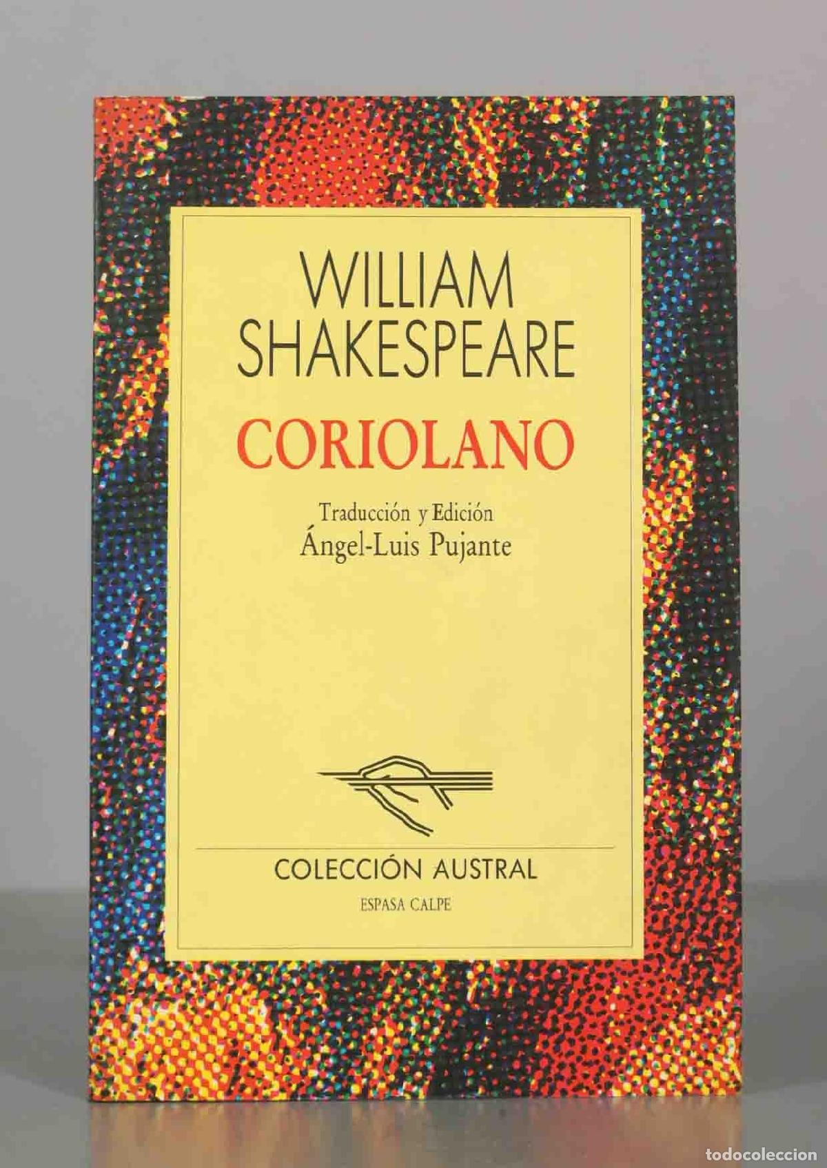 Libros de segunda mano: WILLIAM SHAKESPEARE. CORIOLANO. AUSTRAL. - Foto 1