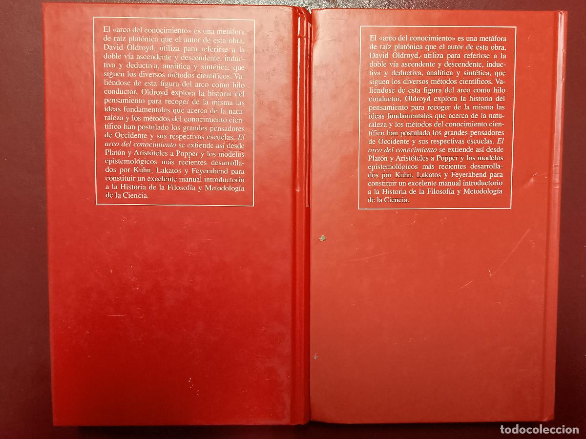 Libros de segunda mano: David Oldroyd: El arco del conocimiento (2 tomos) (RBA. 1995) - Foto 2