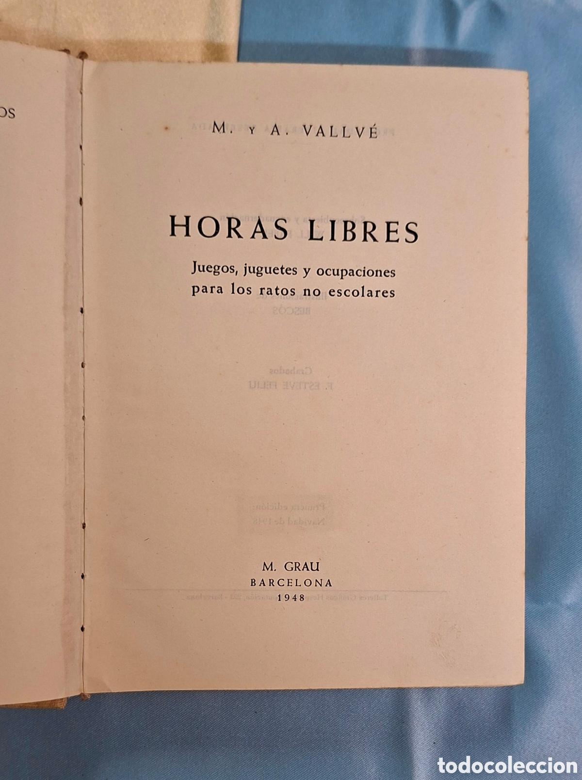 Libros de segunda mano: Libro Horas Libres M. Vallv&eacute; - Foto 4
