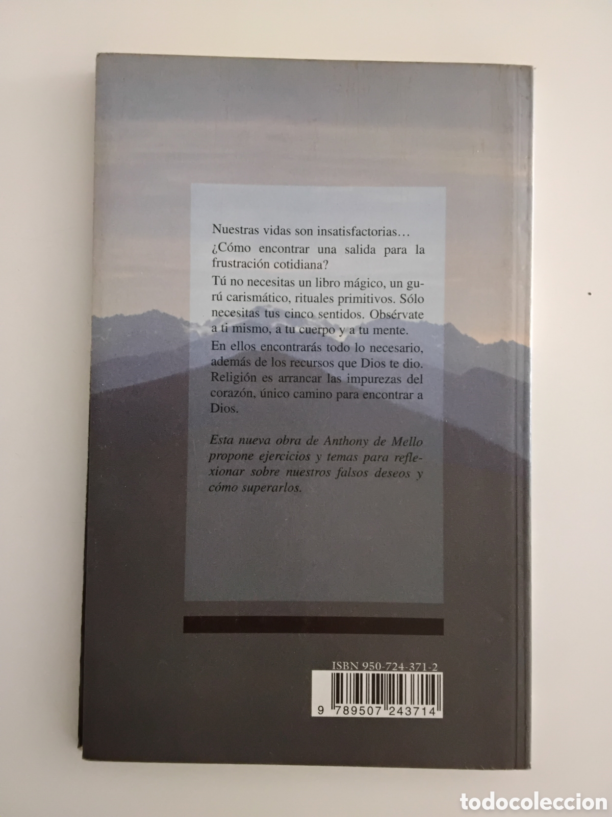 Libros de segunda mano: Anthony de Mello &mdash; Rompe el &iacute;dolo, Lumen. Buenos Aires, 1994 - Foto 2