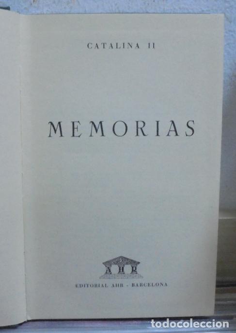Libros de segunda mano: Memorias. Catalina II - Foto 2