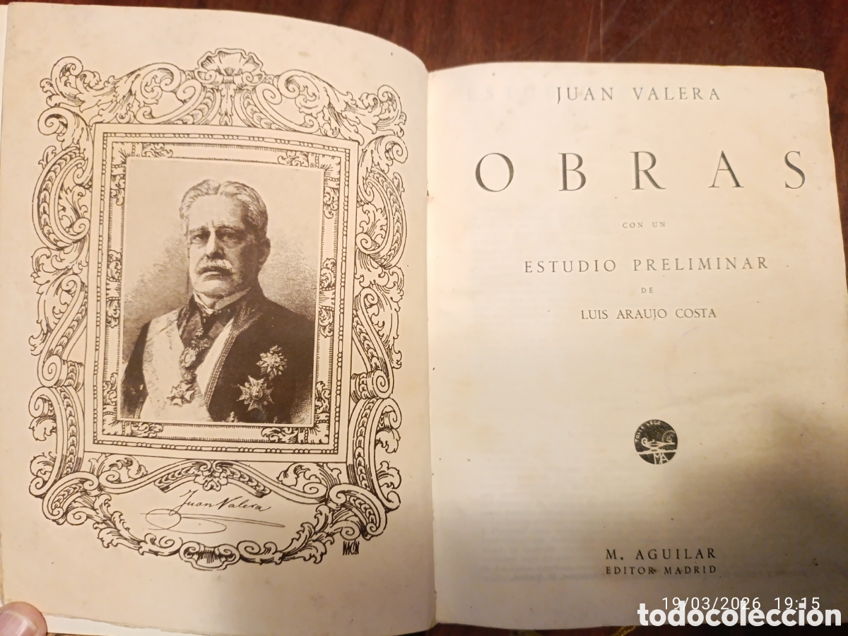 Libros de segunda mano: Juan Valera. Obras. Aguilar. 1934 - Foto 3