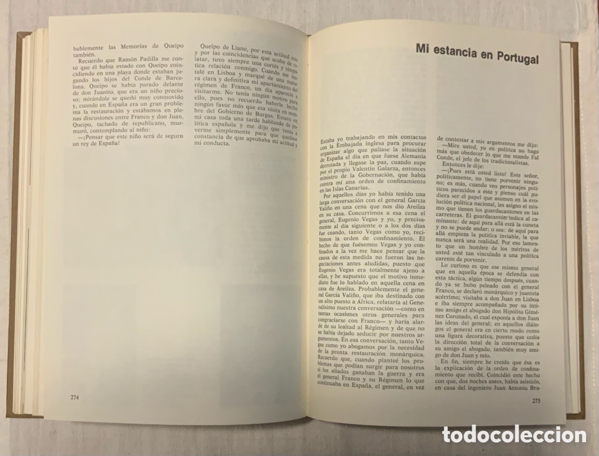 Libros de segunda mano: Pedro Sainz Rodriguez. Testimonio y recuerdos. 1978 - Foto 7