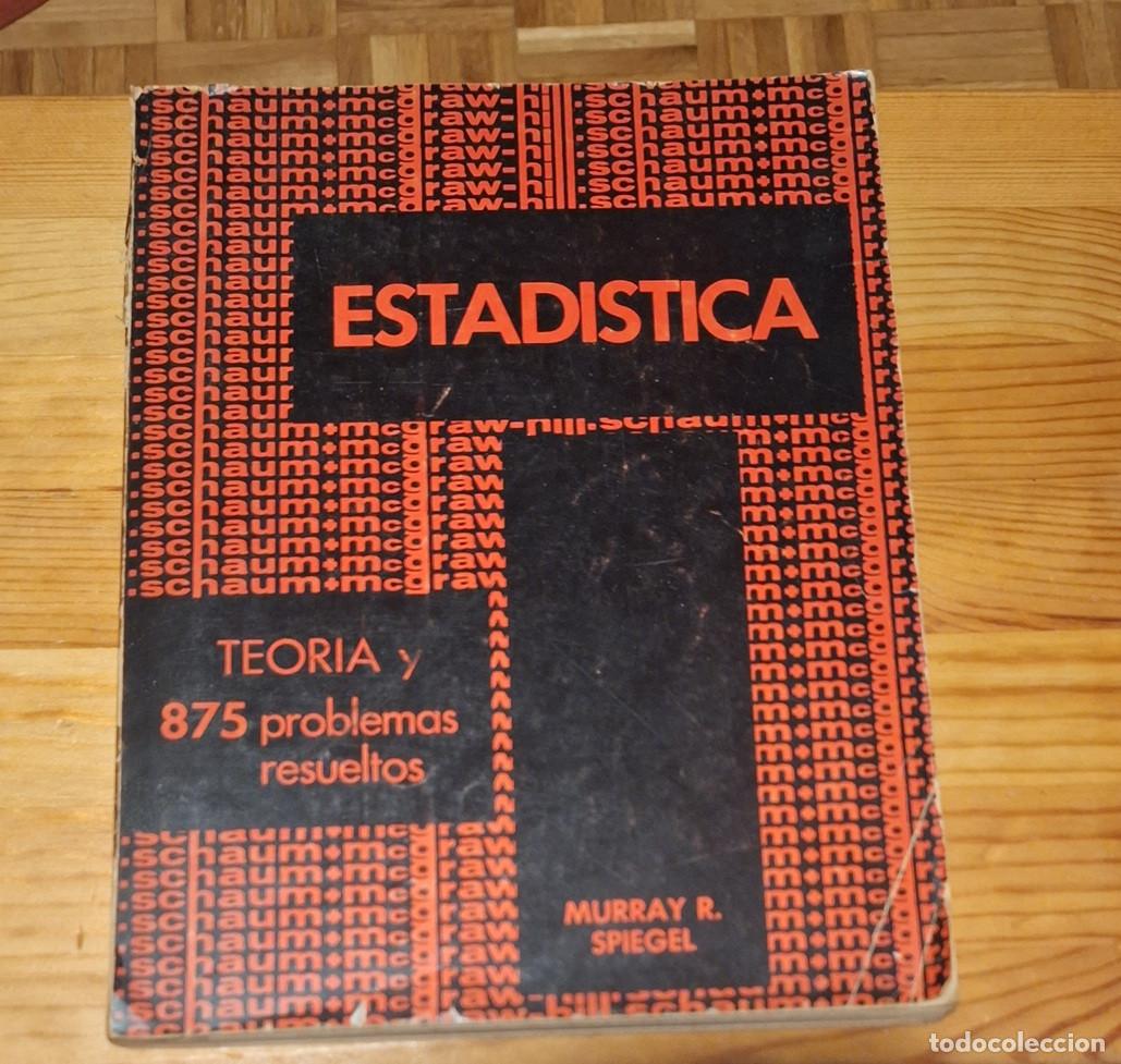 Libros de segunda mano: Murray R Spiegel - Estad&iacute;stica - Foto 1