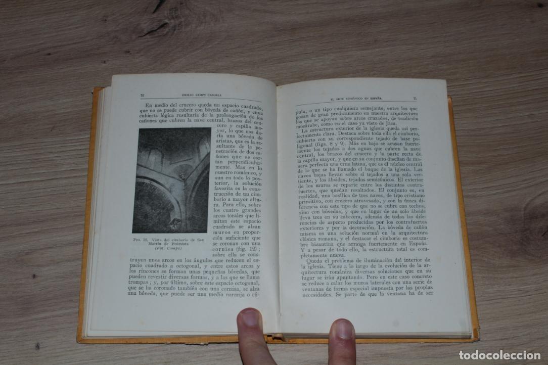 Libros de segunda mano: El arte rom&aacute;nico en Espa&ntilde;a E. Camps Cazorla - Foto 4