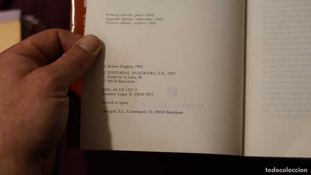 Libros de segunda mano: Robert Hugues - Barcelona - Anagrama 1992 - Foto 2